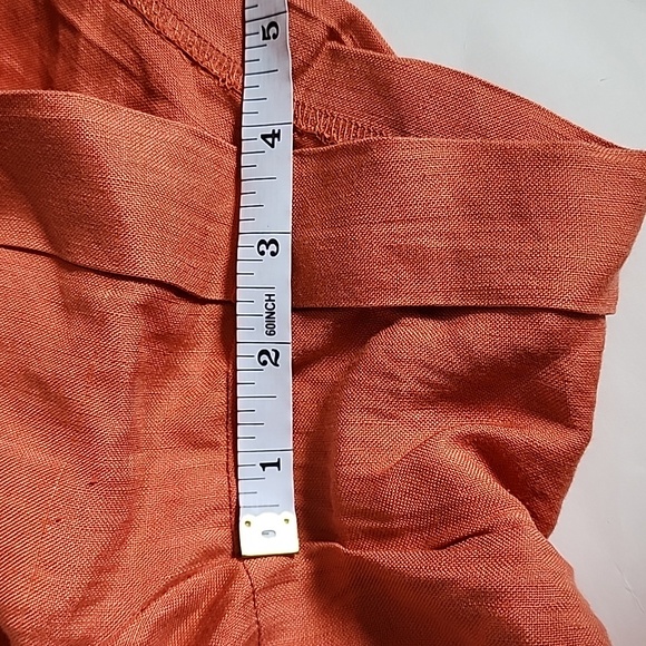 LOFT ORANGE SHORT/ SIZE 4 - Picture 9 of 13